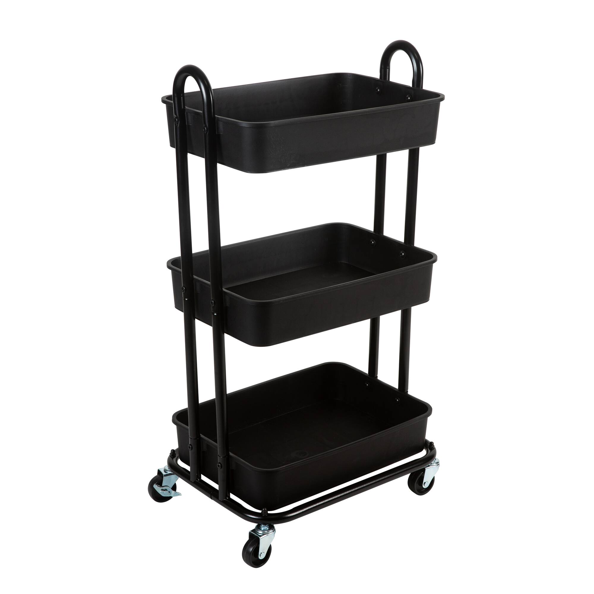 Organize It All 3-Tier Rolling Multifunctional Storage Cart